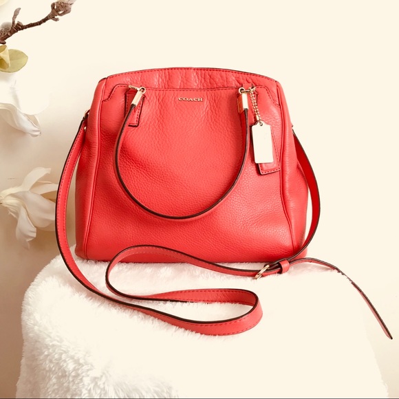 Coach Handbags - Coach Madison leather Minetta satchel